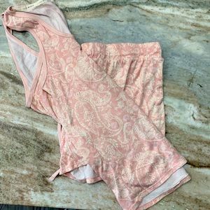 Lucky Brand Womens Sleep Set. Pink and Size medium